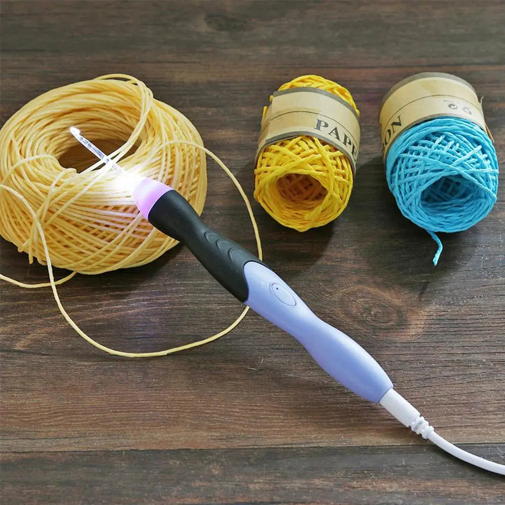 Light Up Crochet Hooks 9 in 1