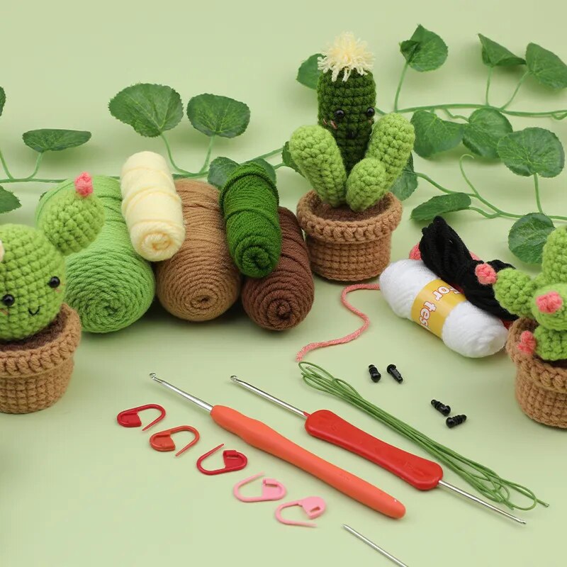 Buddy Pals™ Crochet Kits- Cactus Friends