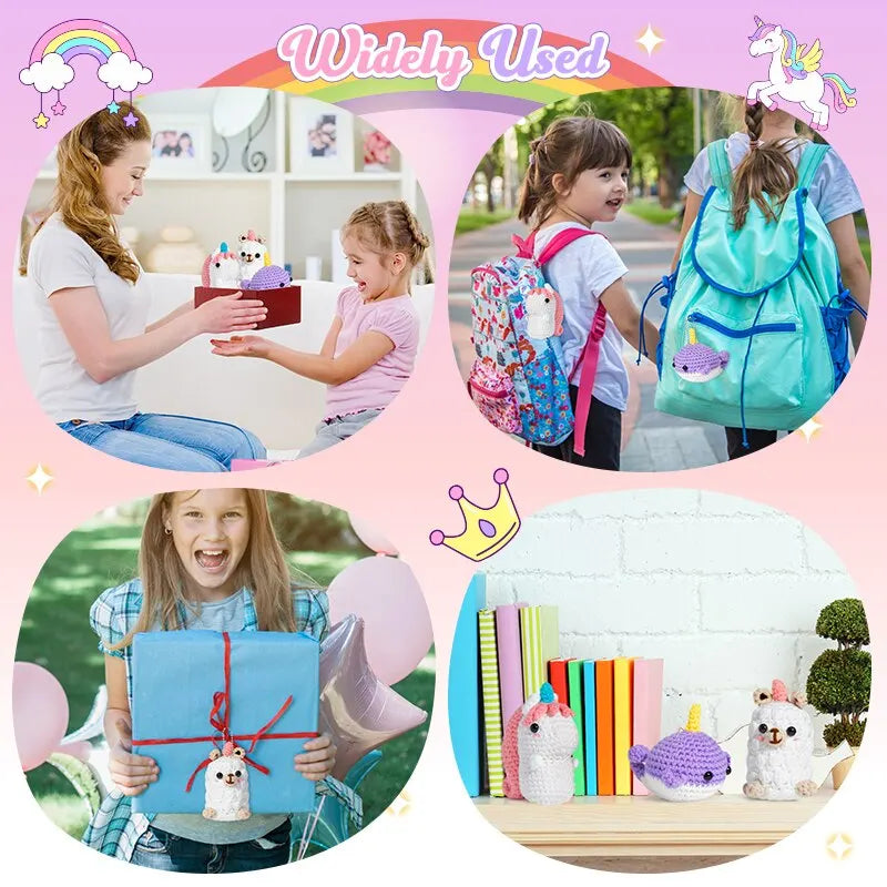 Buddy Pals™ Crochet Kits - Unicorn Friends