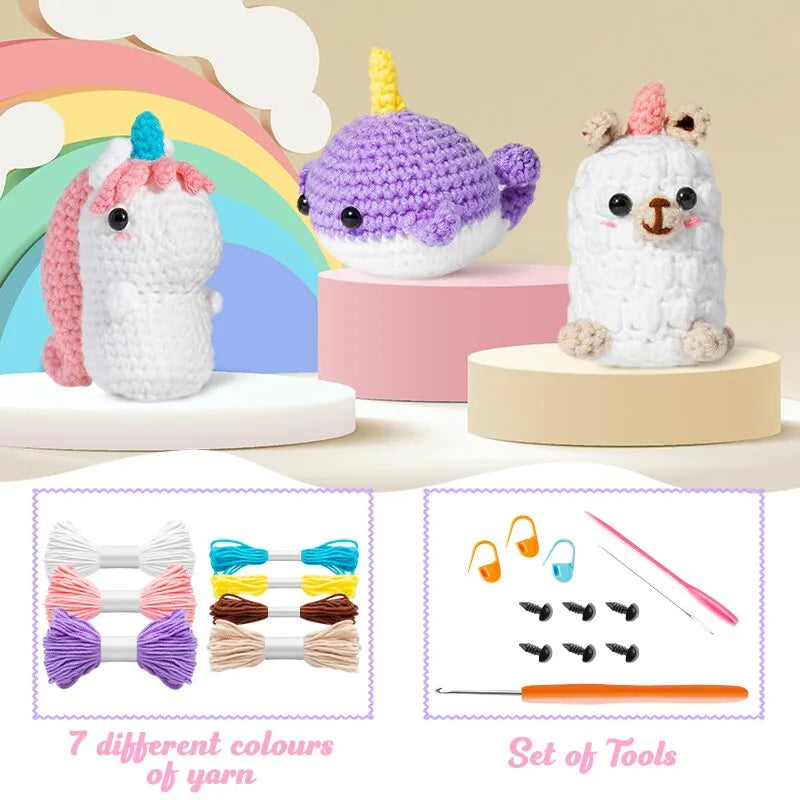 Buddy Pals™ Crochet Kits - Unicorn Friends