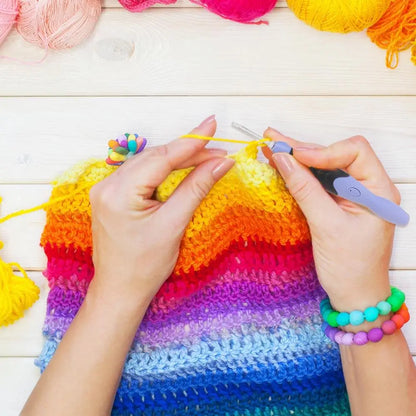 Light Up Crochet Hooks 9 in 1
