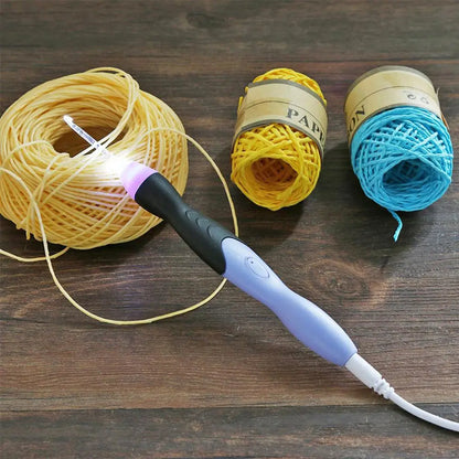 Light Up Crochet Hooks 9 in 1