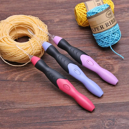 Light Up Crochet Hooks 9 in 1