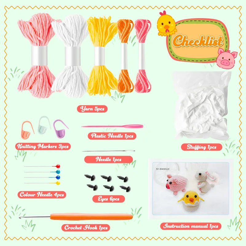 Buddy Pals™ Crochet Kits- Sets of 3