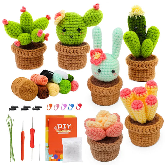 Buddy Pals™  Crochet Kits- Cactus Friends