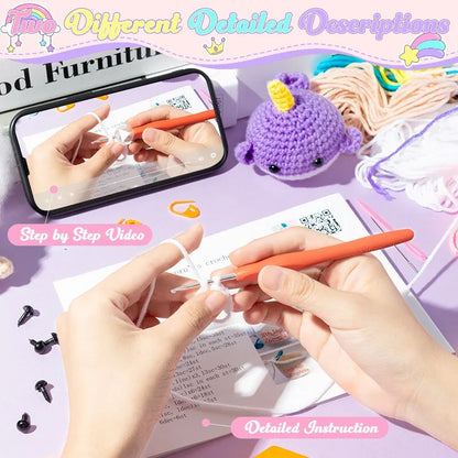 Buddy Pals™ Crochet Kits - Unicorn Friends