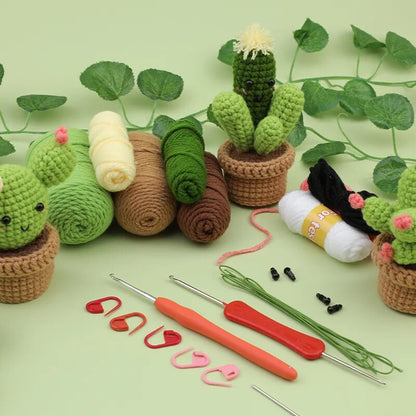 Buddy Pals™  Crochet Kits- Cactus Friends