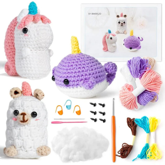 Buddy Pals™ Crochet Kits - Unicorn Friends