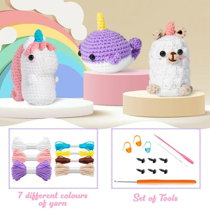 Buddy Pals™ Crochet Kits - Unicorn Friends